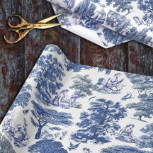 Toile Clássica Rustic Blue Country