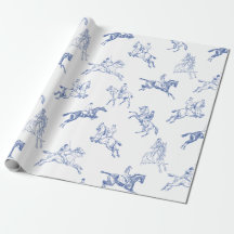 Toile Clássica Rustic Blue Horses