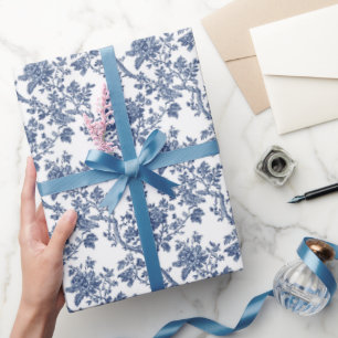 Papel De Presente Toile Flor de Salgueiro