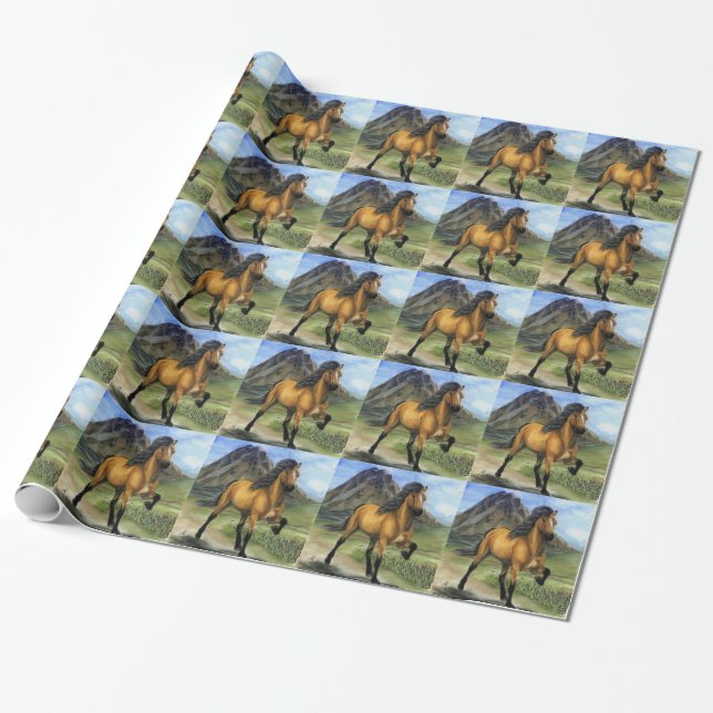 Papel De Presente Tolt Dourado (Desenrolado)