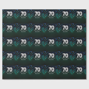 Papel De Presente Tom de 70 anos tom verde