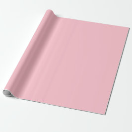 Papel De Presente Tom de Cor Rosa Chiclete Simples