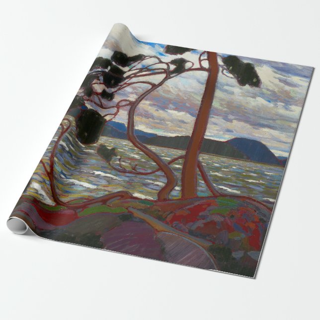 Papel De Presente Tom Thomson O Vento Oeste (Desenrolado)