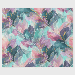 Papel De Presente Tonalidade Floral Preciosa