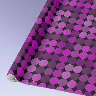 Papel De Presente Tons Moderadamente Retro e Moderno de Círculos Rox