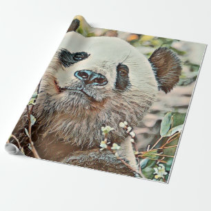Papel De Presente toony panda