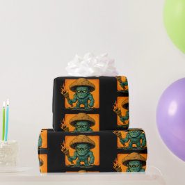 Papel De Presente Torch e Besta de Temper-Mushroom