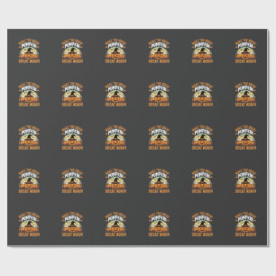 Papel De Presente Torne a Abóbora Grande Novamente Design de Hallowe