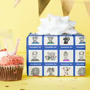 Papel De Presente Torne-o Seu 9 Fotos de Família Personalizadas Az