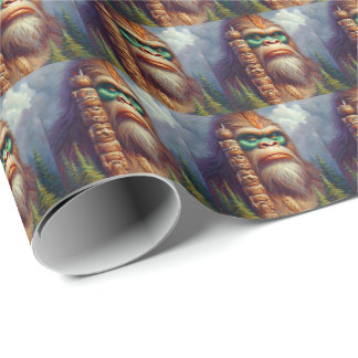 Papel De Presente Totalidade Nativa Americana de Pé Grande