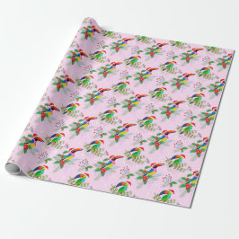 Papel De Presente Toucan Christmas