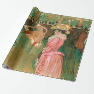 Papel De Presente Toulouse-Lautrec - No Rouge, A Dança