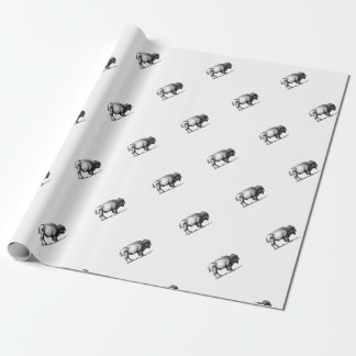 Papel De Presente touro beefy do búfalo