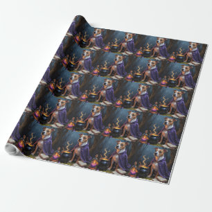 Papel De Presente Touro Terrier Cão Cachorro Cachorro
