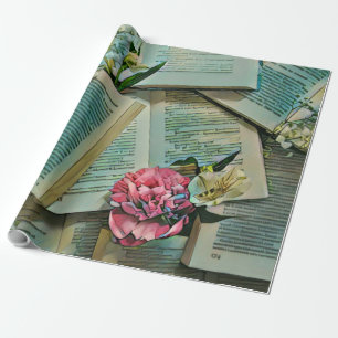 Papel De Presente Trabalho de arte de amante de livros