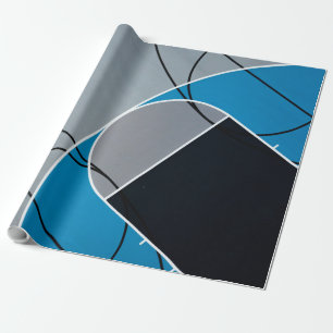Papel De Presente Trabalho de arte de basquete legal