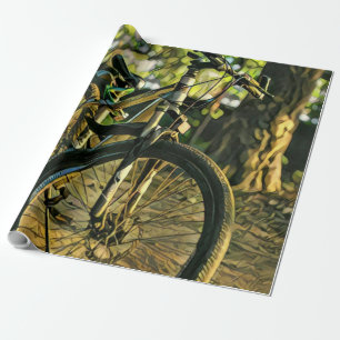 Papel De Presente Trabalho de arte de bicicleta