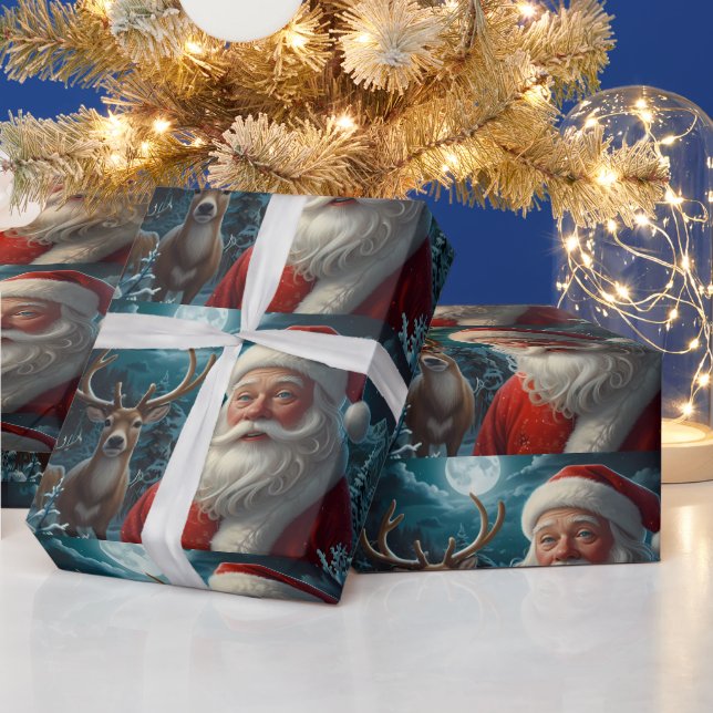 Papel De Presente Trabalho de arte de Natal de Snowman (Feriados)