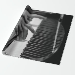 Papel De Presente Trabalho de arte de Piano Incrível