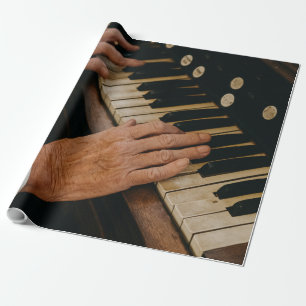 Papel De Presente Trabalho de arte de Piano legal