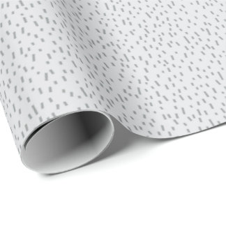 Papel De Presente Traços Cinzas Espalhados Minimalistas