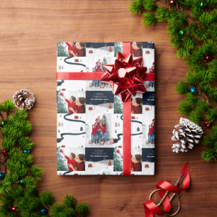 Papel De Presente Tradicional Russo 2 Foto de inverno Feliz Natal