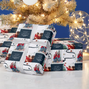 Papel De Presente Tradicional Russo 2 Foto de inverno Feliz Natal