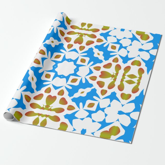 Papel De Presente Traditional ornate mexican talavera. Universal des (Desenrolado)