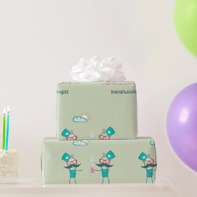 Papel De Presente Transfusiologista (Criador carregado)