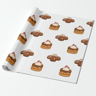 Papel De Presente Tratamentos de Chocolate