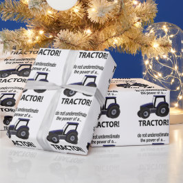 Papel De Presente Trator de potência do trator