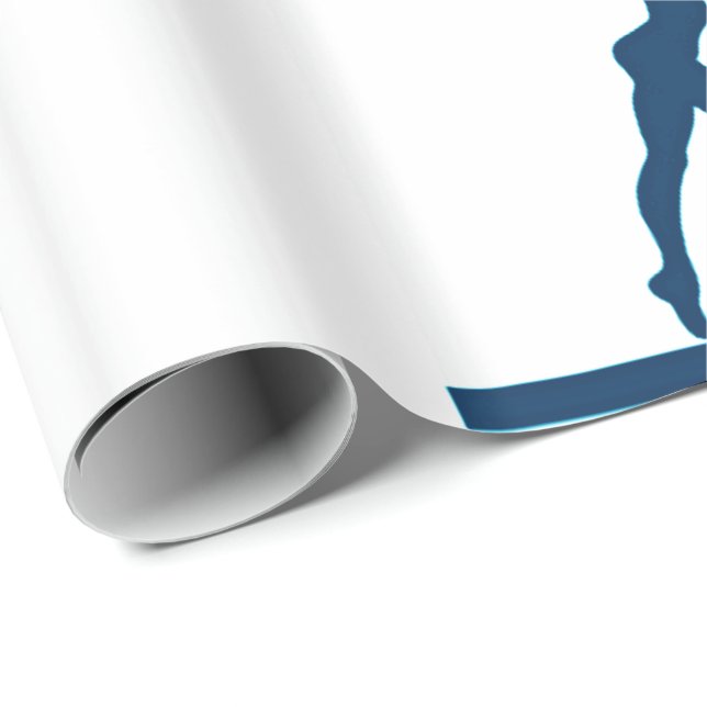 Papel De Presente Trave de Equilíbrio de Ginástica (Ponta do rolo)
