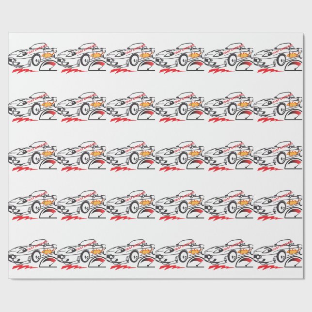 Papel De Presente Travesseiro de Arremesso Sonhos Rápidos – Design d (Aberto)