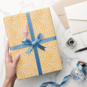 Papel De Presente Travesseiro decorativo branco abstrato-leopardo