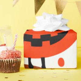 Papel De Presente Treck Trat Pumpkin sorrindo