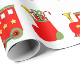Papel De Presente Treinamento de Natal
