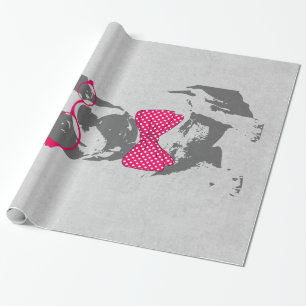 Papel De Presente Trendagem engraçada e engraçada, bicho-da-mania