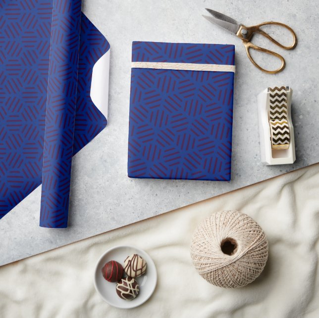 Papel De Presente Trendy Contemporânea Artisan Chic Chá de fraldas (Artesanato)
