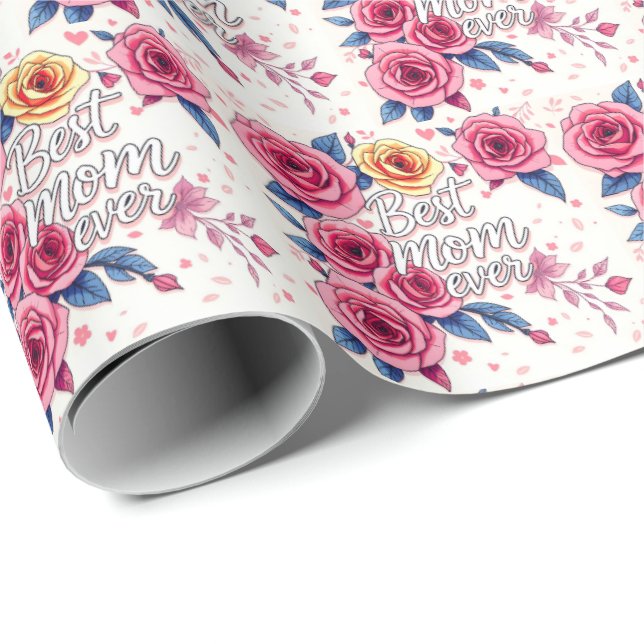 Papel De Presente Trendy Floral Luxury Coleção (Ponta do rolo)