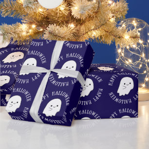 Papel De Presente Trendy Happy Halloween Ghost Gift