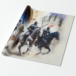 Papel De Presente Três Cavaleiros Partem - A Busca