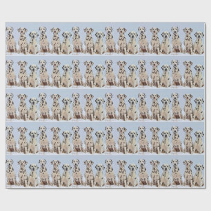 Papel De Presente Três Dalmatians