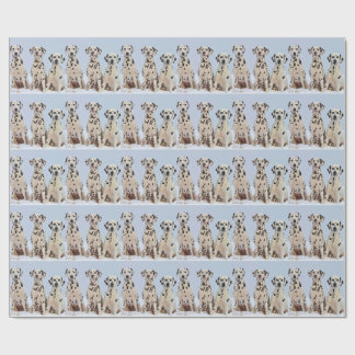 Papel De Presente Três Dalmatians