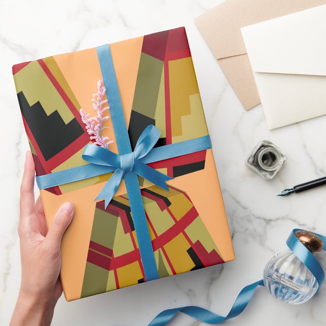 Papel De Presente Três Dimensões - Letra A (Criador carregado)