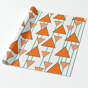 Papel De Presente Triângulos de Art Deco
