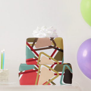 Papel De Presente Triângulos Espicosos
