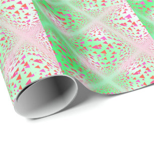 Papel De Presente Triângulos Minúsculos Flutuantes Abstratos