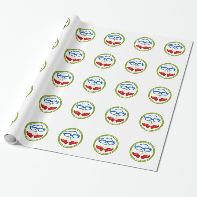 Papel De Presente Triathlon Face (Desenrolado)