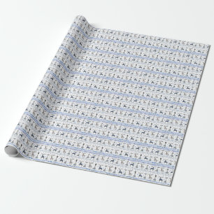 Papel De Presente Tribal, animais sonham, sem problemas.