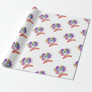 PAPEL DE PRESENTE TRIBAL FROWNIE EMOJI MEEMOGIE
